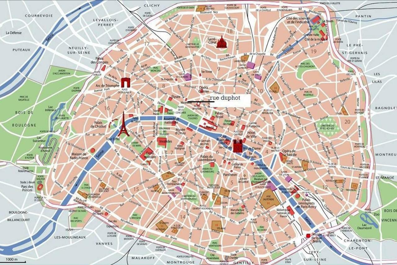 Appartement Coeur De Paris Avec Vue Sur Les Toits Exteriör bild